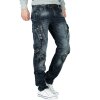 Cipo & Baxx regular fit Jeans Herren Stonewashed CD440 Blue W40/L36