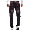 Cipo & Baxx straight fit Jeans Herren Stonewashed CD561 Black W34/L36