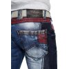 Cipo & Baxx bequem Jeans Herren Stonewashed CD574 Blue W40