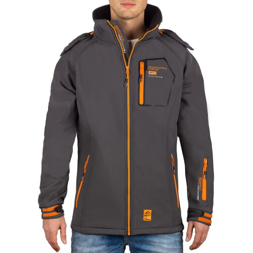 Geographical Norway Herren Softshelljacke Rizlan Dark Grey XXL