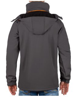 Geographical Norway Herren Softshelljacke Rizlan Dark Grey XXL
