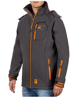 Geographical Norway Herren Softshelljacke Rizlan Dark Grey XXL