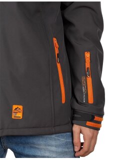 Geographical Norway Herren Softshelljacke Rizlan Dark Grey XXL