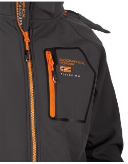 Geographical Norway Herren Softshelljacke Rizlan Dark Grey XXL