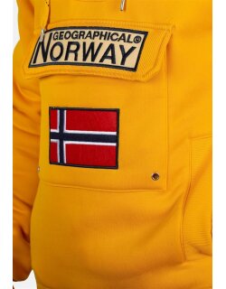 Geographical Norway Regular Fit Hoodie Herren Gymclass Men Yellow S