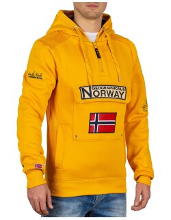 Geographical Norway Regular Fit Hoodie Herren Gymclass Men Yellow S