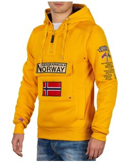 Geographical Norway Regular Fit Hoodie Herren Gymclass Men Yellow S