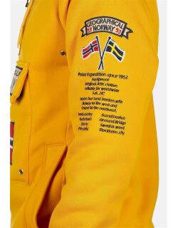 Geographical Norway Regular Fit Hoodie Herren Gymclass Men Yellow XXL