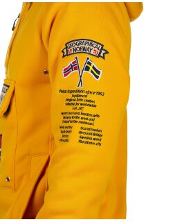 Geographical Norway Regular Fit Hoodie Herren Gymclass Men Yellow XXL