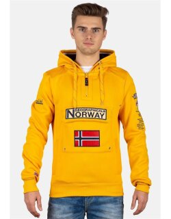 Geographical Norway Regular Fit Hoodie Herren Gymclass Men Yellow XXL
