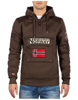 Geographical Norway Herren Pullover Gymclass Brown L