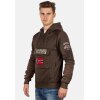 Geographical Norway Regular Fit Hoodie Herren Gymclass Men Brown XL