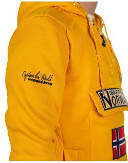 Geographical Norway Regular Fit Hoodie Herren Gymclass Men Yellow XL