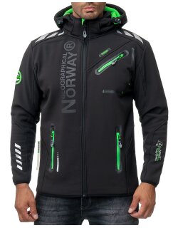 Geographical Norway Regular Fit Jacke Herren Ohne Waschung  Royaute Men Black XXXL