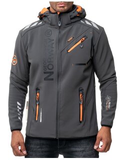 Geographical Norway Regular Fit Jacke Herren Ohne Waschung  Royaute Men Dark Grey XXXL