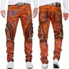 Cipo & Baxx straight fit Jeans Herren Stonewashed CD634 Orange W38/L32