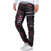 Cipo & Baxx Herren Jeans CD636 Bordeaux W34/L32