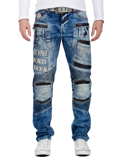 Cipo & Baxx Herren Jeans CD637 Blau W34/L32