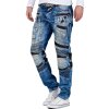 Cipo & Baxx slim fit Jeans Herren Stonewashed CD637 Blue W38/L32
