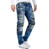 Cipo & Baxx slim fit Jeans Herren Stonewashed CD637 Blue W38/L32
