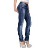 Cipo & Baxx Damen Jeans WD433 Blau W26/L32