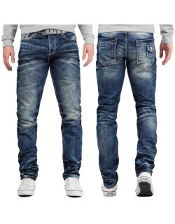Cipo & Baxx regular fit Jeans Herren Stonewashed...