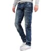 Cipo & Baxx regular fit Jeans Herren Stonewashed CD328 Blue W42/L34