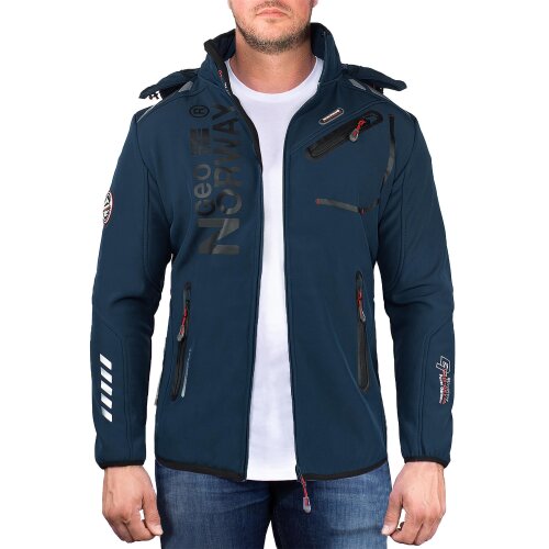 Geo Norway Regular Fit Windbreaker Herren Ohne Waschung  Royaute Navy L
