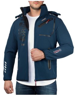 Geo Norway Regular Fit Windbreaker Herren Ohne Waschung  Royaute Navy L