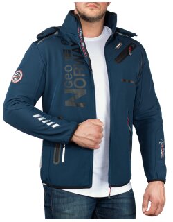 Geo Norway Regular Fit Windbreaker Herren Ohne Waschung  Royaute Navy L