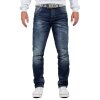 Cipo & Baxx Regular Fit Jeans Herren Stonewashed CD186A Blue W34/L30