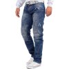 Cipo & Baxx Regular Fit Jeans Herren Stonewashed C0768 Blue W36/L32