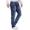 Cipo & Baxx Regular Fit Jeans Herren Stonewashed C0768 Blue W32/L34