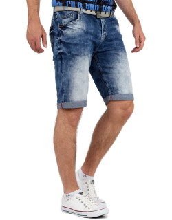 Cipo & Baxx Herren Shorts 21CB17-BANS Blau W32