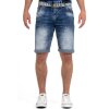 Cipo & Baxx Herren Shorts 21CB17-BANS Blau W32