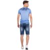 Cipo & Baxx regular fit Shorts Herren Stonewashed 21CB17 Blue