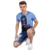 Cipo & Baxx regular fit Shorts Herren Stonewashed 21CB17 Blue