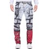 Cipo & Baxx straight fit Jeans Herren Stonewashed CD683