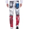 Cipo & Baxx straight fit Jeans Herren Stonewashed CD683