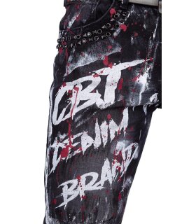 Cipo & Baxx Herren Jeans CD700 Schwarz W32/L34
