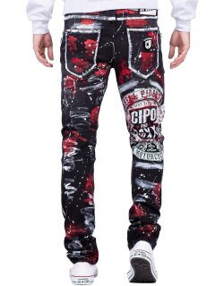 Cipo & Baxx straight fit Jeans Herren Denim CD715