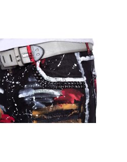 Cipo & Baxx straight fit Jeans Herren Denim CD715 Black W40/L32