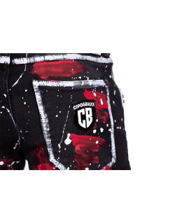 Cipo & Baxx straight fit Jeans Herren Denim CD715 Black W40/L32