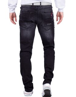 Cipo & Baxx Herren Jeans CD699 Schwarz W34/L32