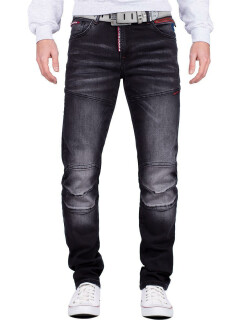 Cipo & Baxx Herren Jeans CD699 Schwarz W36/L34