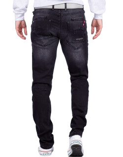 Cipo & Baxx Herren Jeans CD699 Schwarz W36/L34