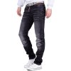 Cipo & Baxx straight fit Jeans Herren Stonewashed CD699 Black W36/L34