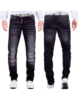 Cipo & Baxx straight fit Jeans Herren Stonewashed...