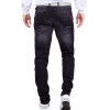 Cipo & Baxx Herren Jeans CD699 Schwarz W38/L34