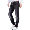 Cipo & Baxx Herren Jeans CD699 Schwarz W38/L34